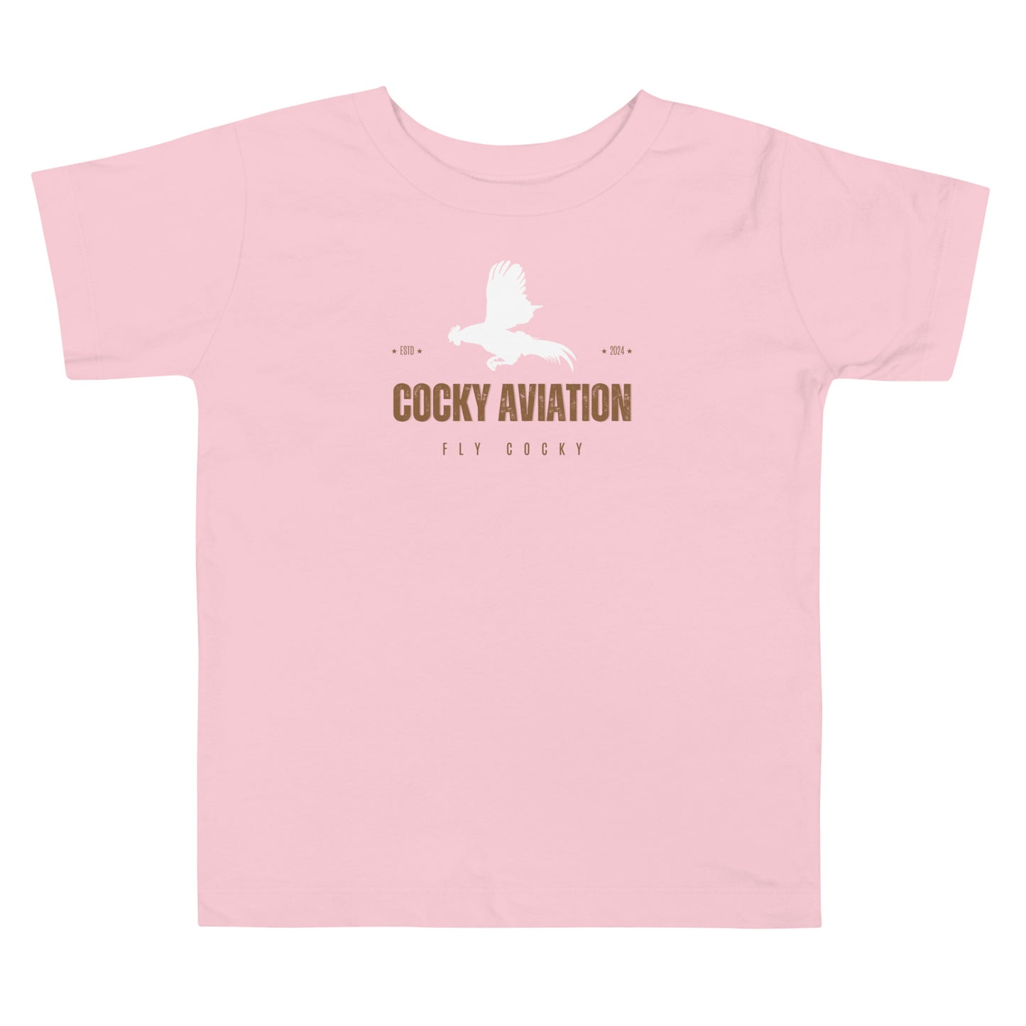 Cocky Aviation Toddler Short Sleeve Tee