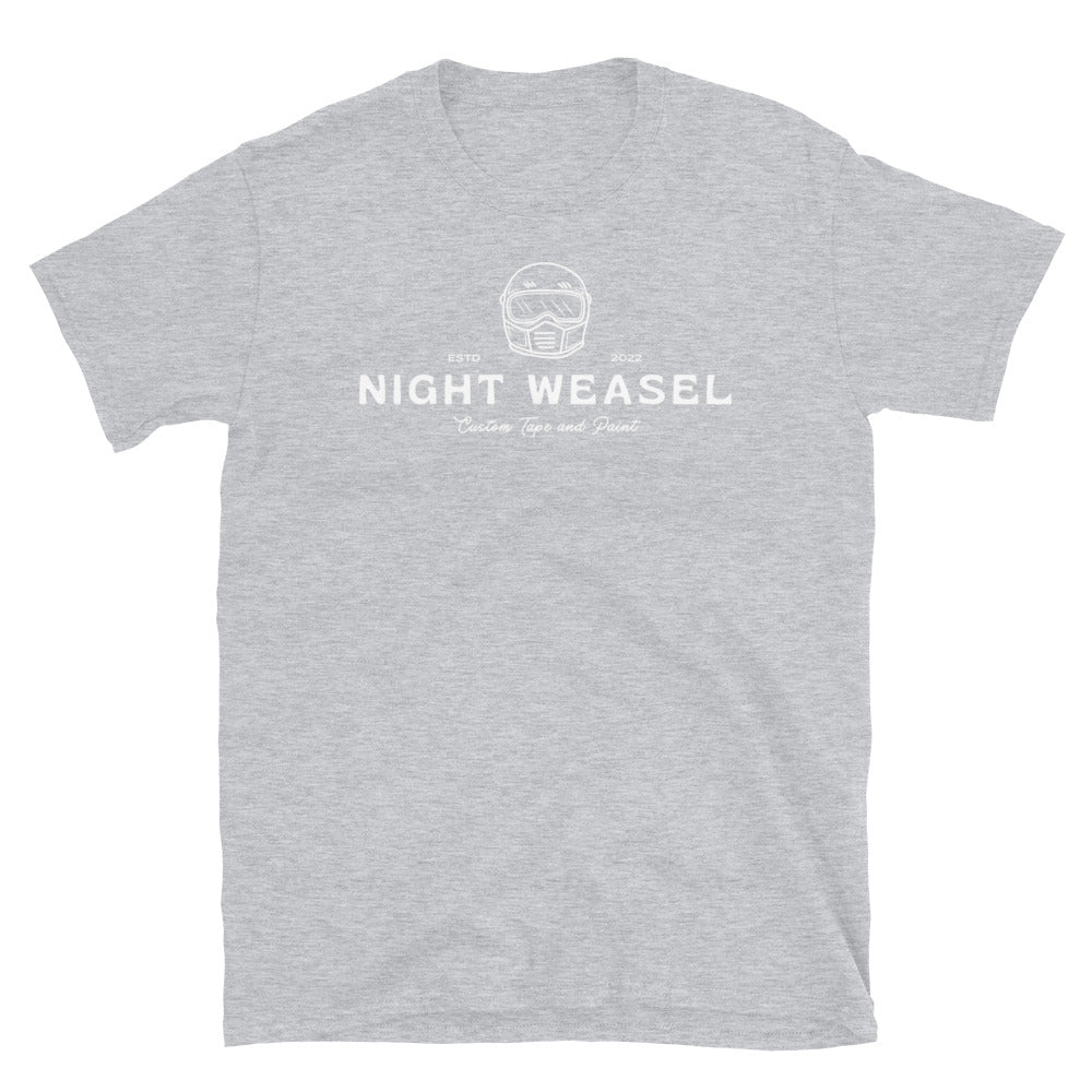 Night Weasel Helmet & Tape Short-Sleeve Unisex T-Shirt