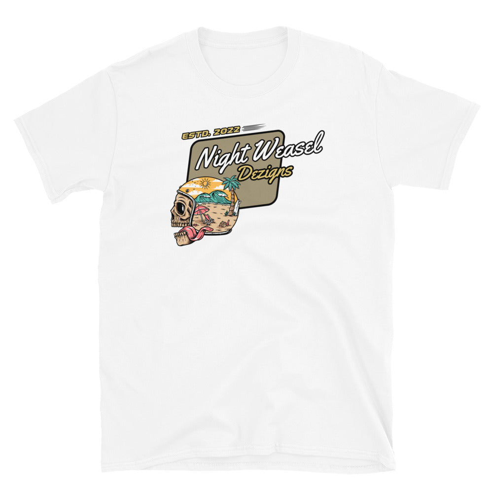 Night Weasel Skull Ride Short-Sleeve Unisex T-Shirt