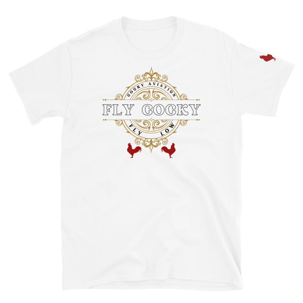 Cocky Pilot Short-Sleeve Unisex T-Shirt