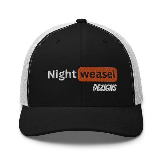 Night Weasel Dezigns Hub Style Trucker Cap