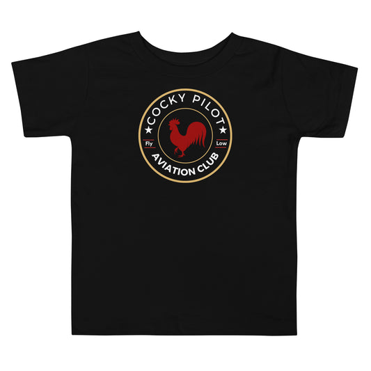 Cocky Pilot Club Toddler Short Sleeve Tee