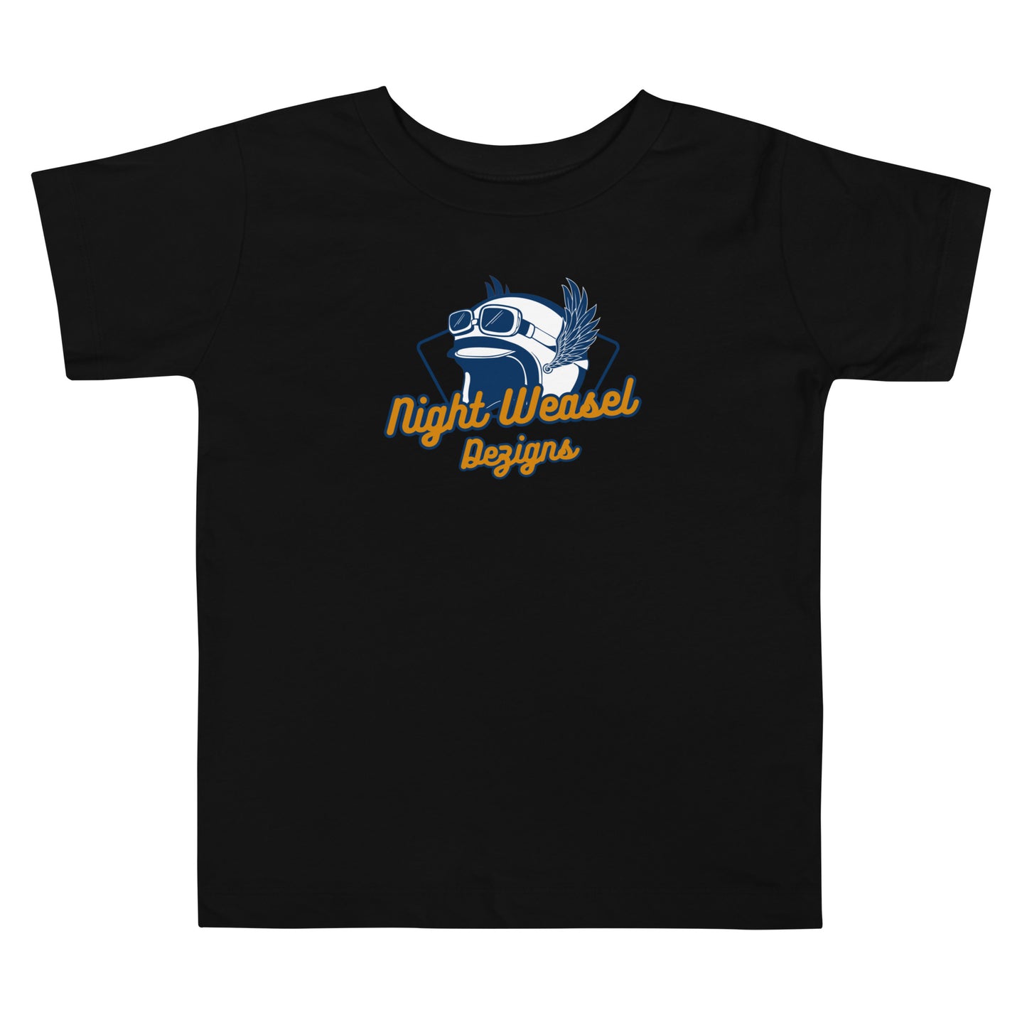 Night Weasel Helmets Toddler Short Sleeve Tee