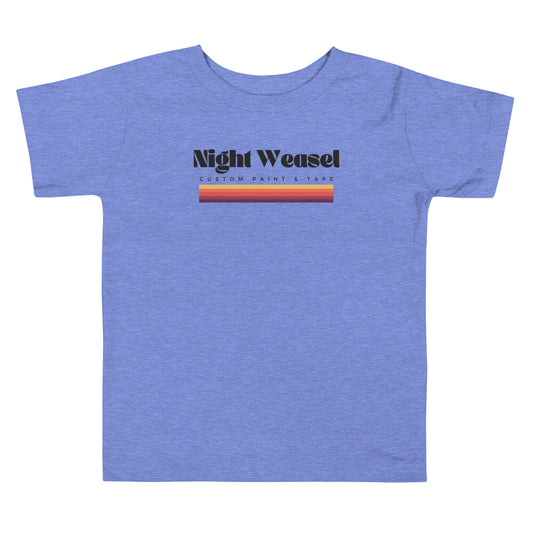 Night Weasel Retro Toddler Short Sleeve Tee