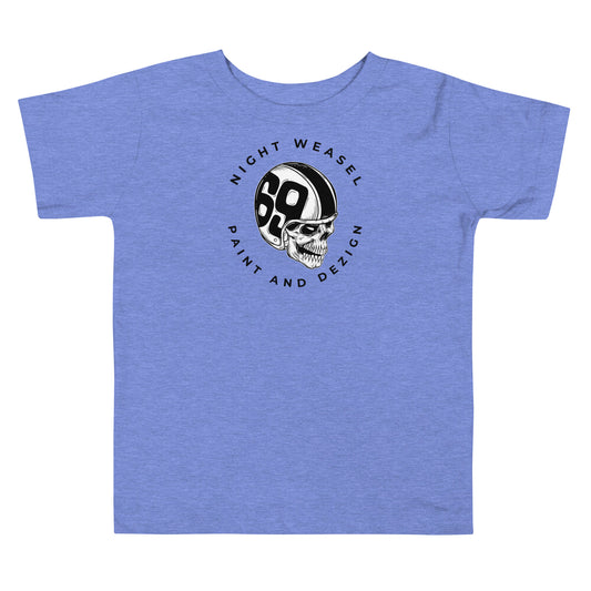 Night Weasel Skull Rider Toddler Short Sleeve Tee