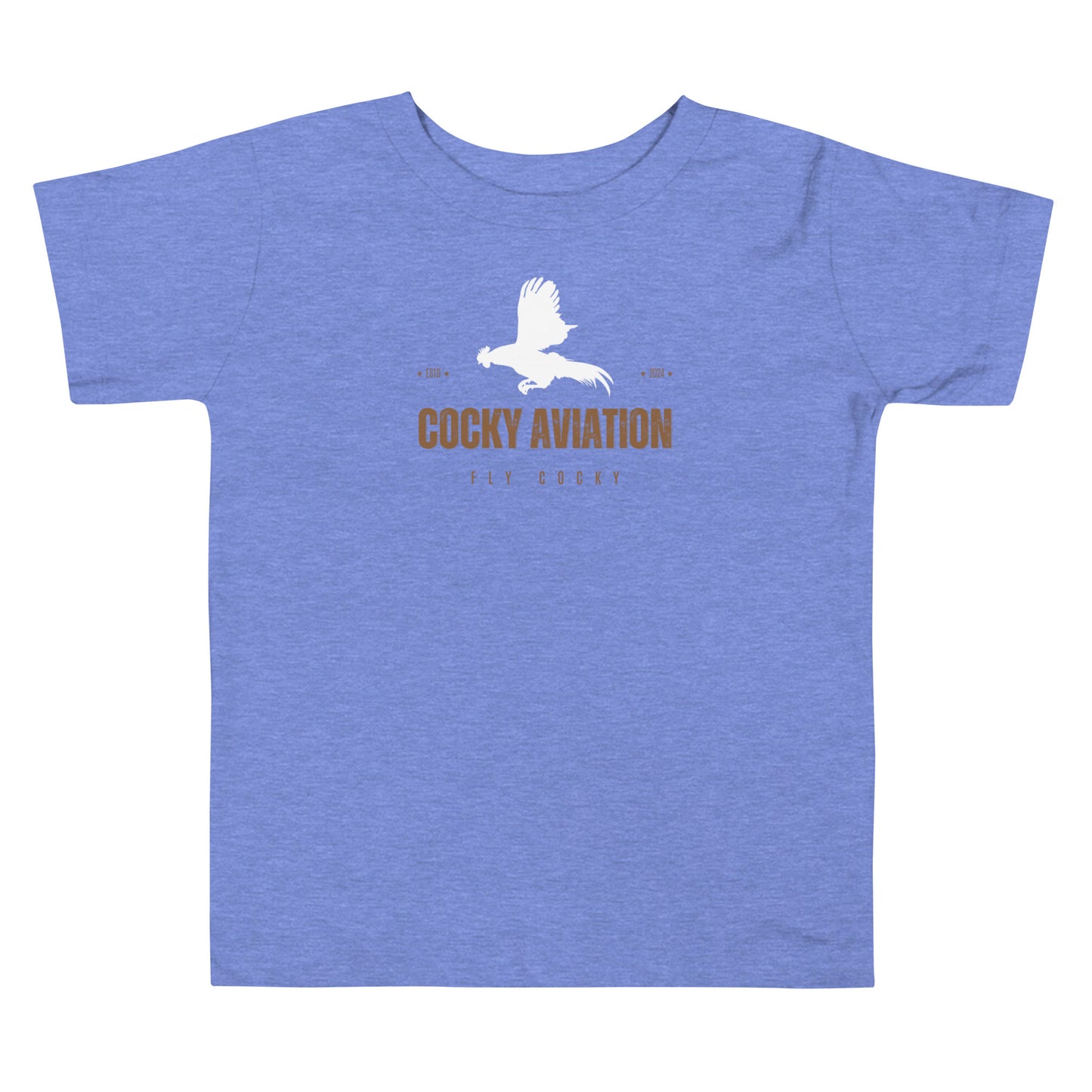 Cocky Aviation Toddler Short Sleeve Tee