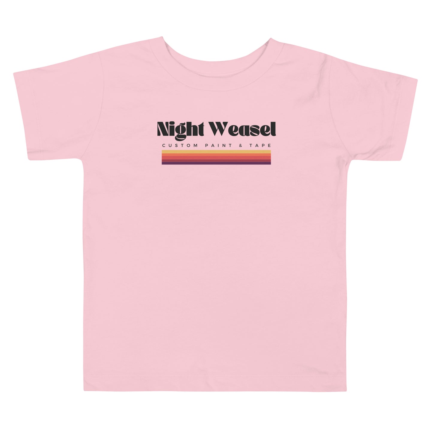 Night Weasel Retro Toddler Short Sleeve Tee