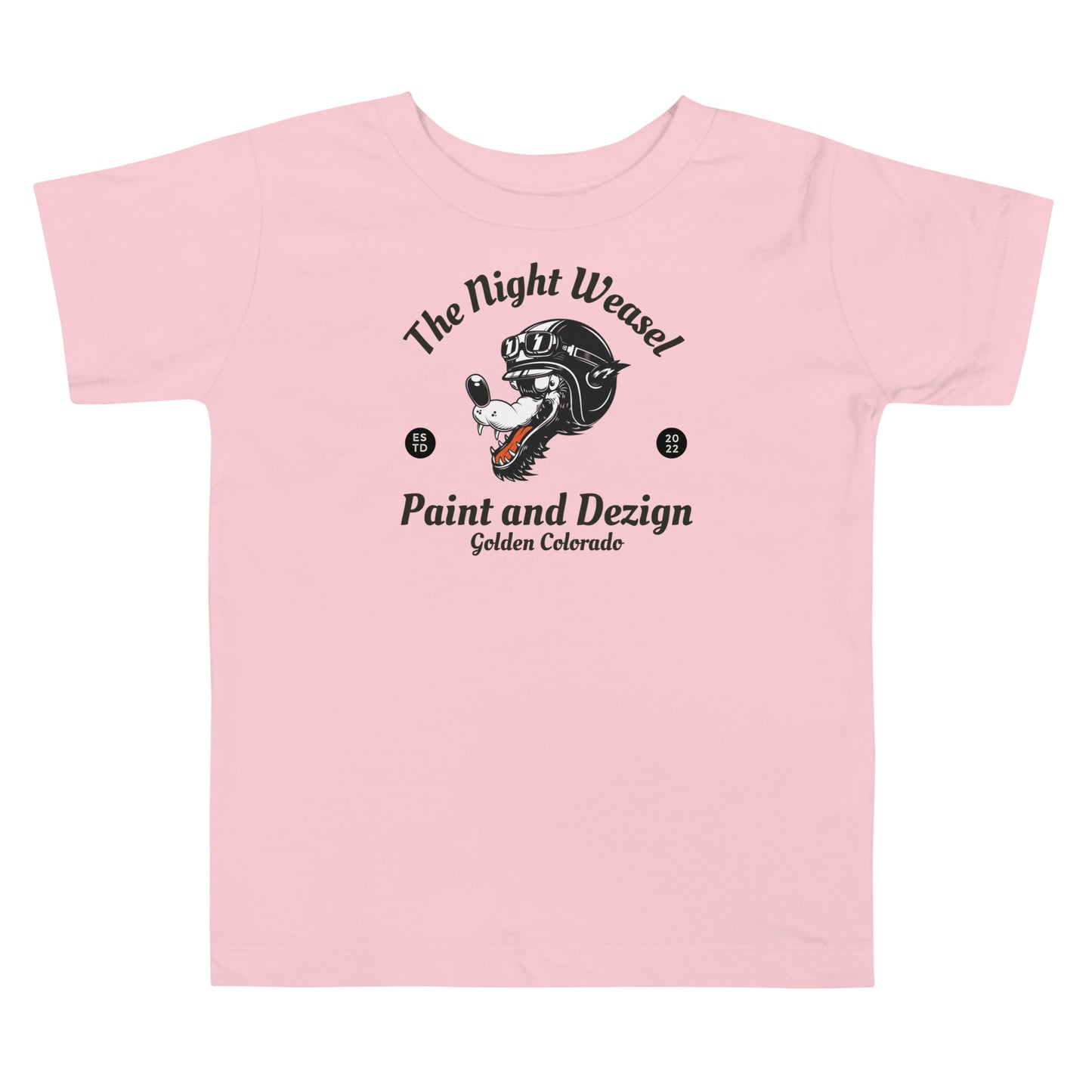 Night Weasel Dezigns Wolf Toddler Short Sleeve Tee
