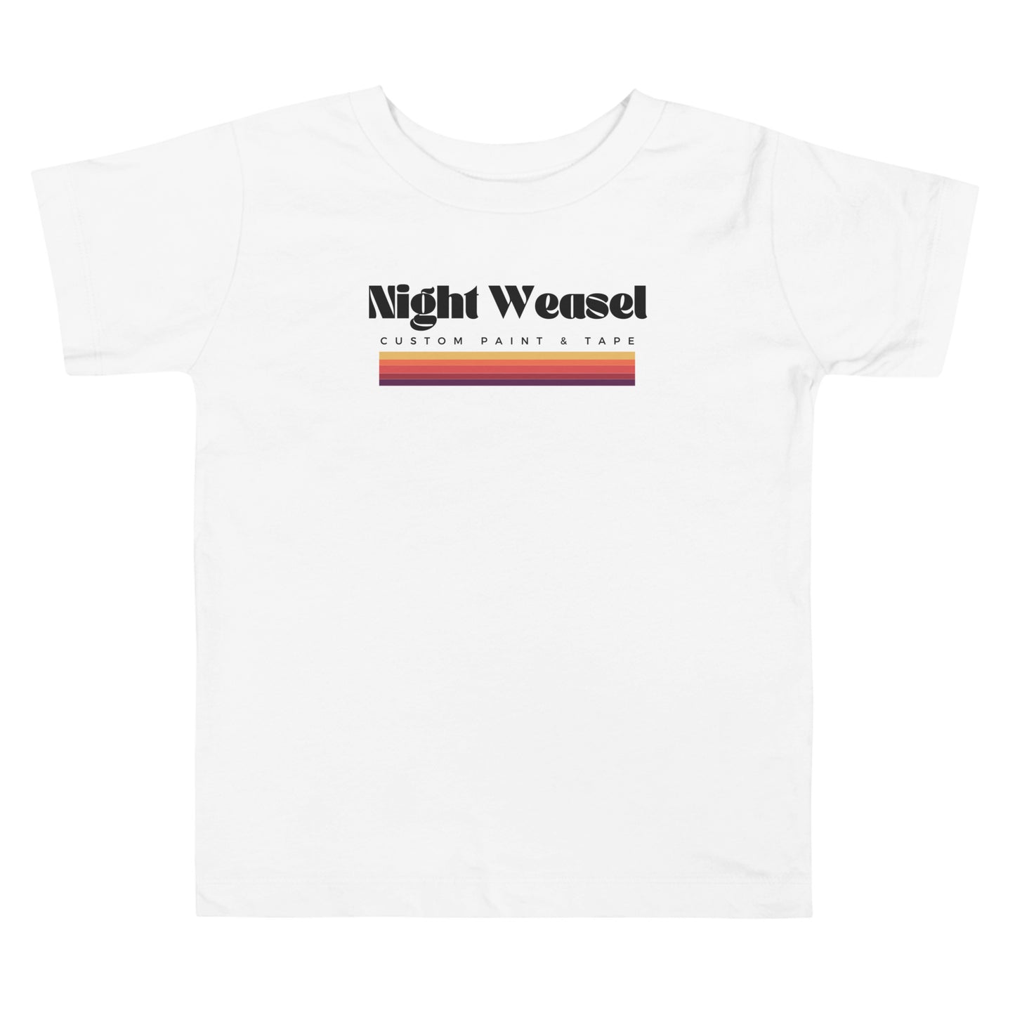 Night Weasel Retro Toddler Short Sleeve Tee
