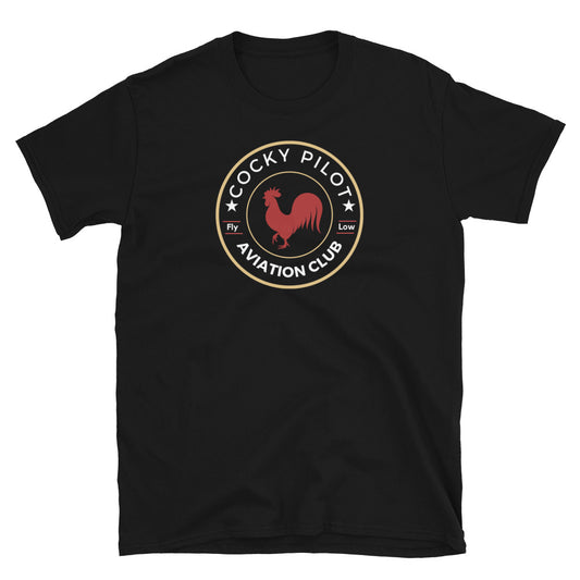 Cocky Pilot Club Short-Sleeve Unisex T-Shirt
