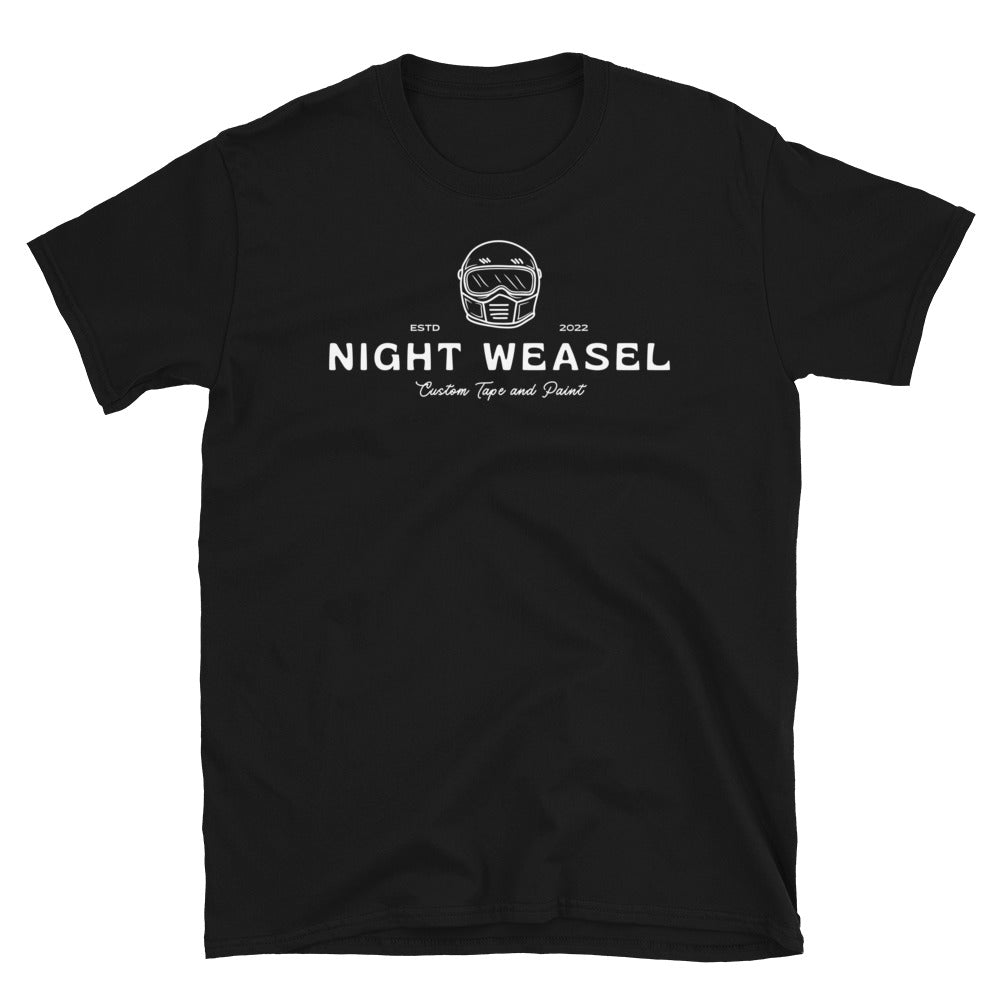 Night Weasel Helmet & Tape Short-Sleeve Unisex T-Shirt