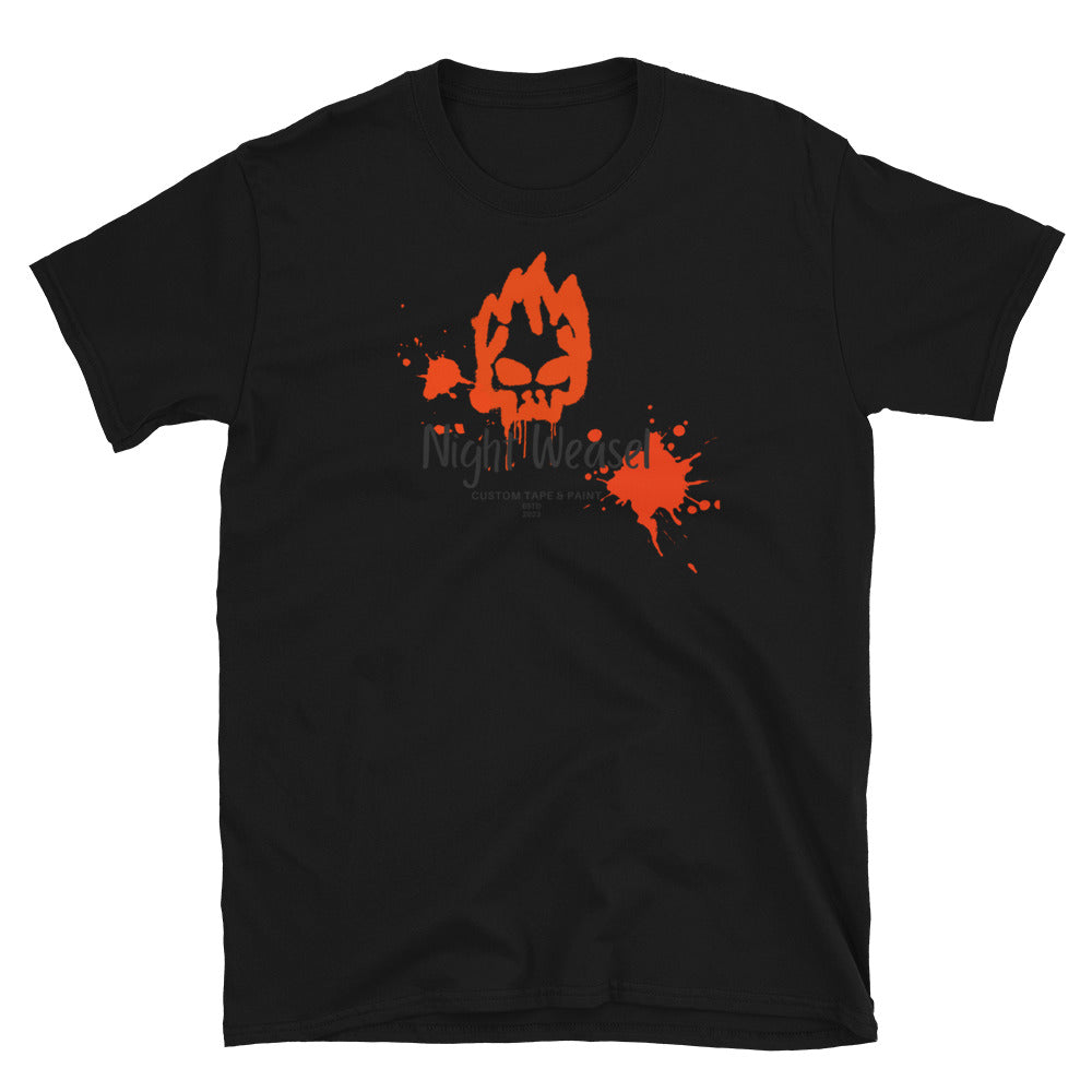 Night Weasel Paint Drip Short-Sleeve Unisex T-Shirt