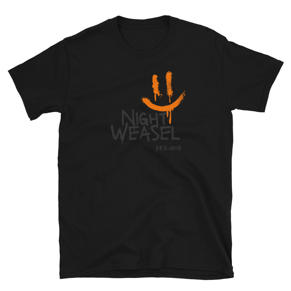 Weasel Grafiti Orange Short-Sleeve Unisex T-Shirt