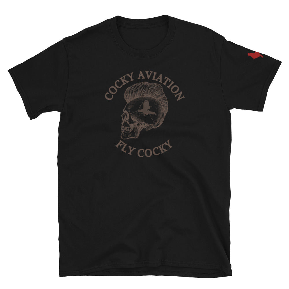 Rooster On the Brain Short-Sleeve Unisex T-Shirt