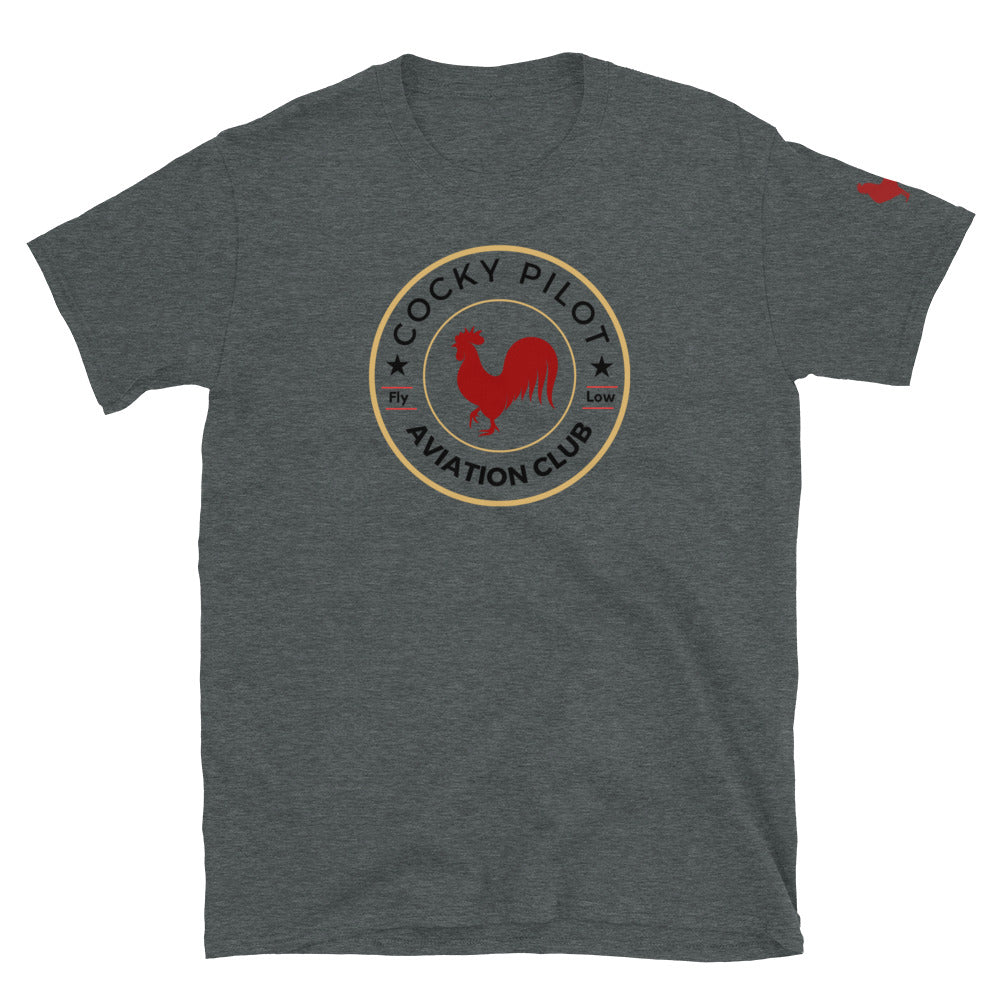 Cocky Pilot Short-Sleeve Unisex T-Shirt