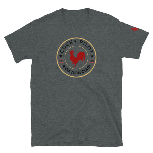 Cocky Pilot Short-Sleeve Unisex T-Shirt