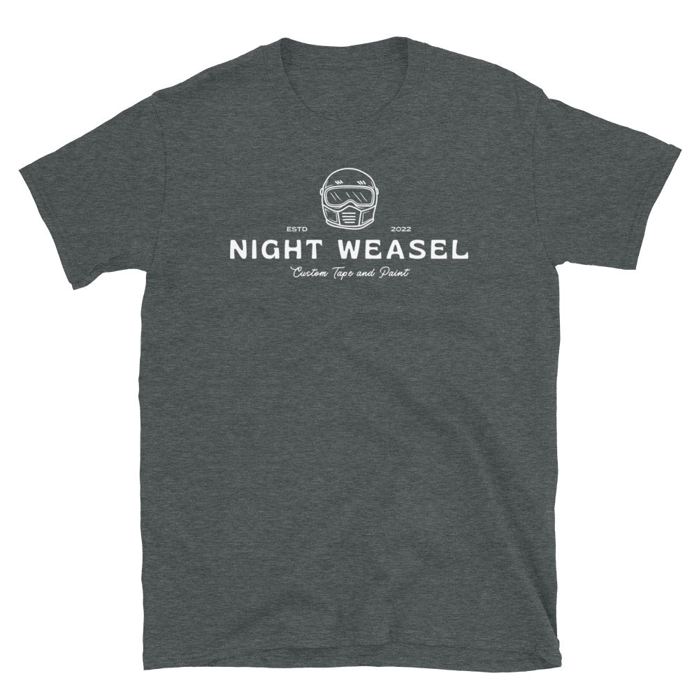 Night Weasel Helmet & Tape Short-Sleeve Unisex T-Shirt