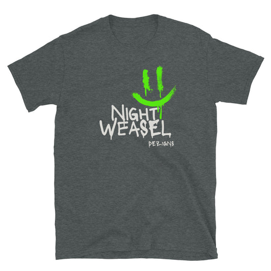 Weasel Green Graffiti Short-Sleeve Unisex T-Shirt