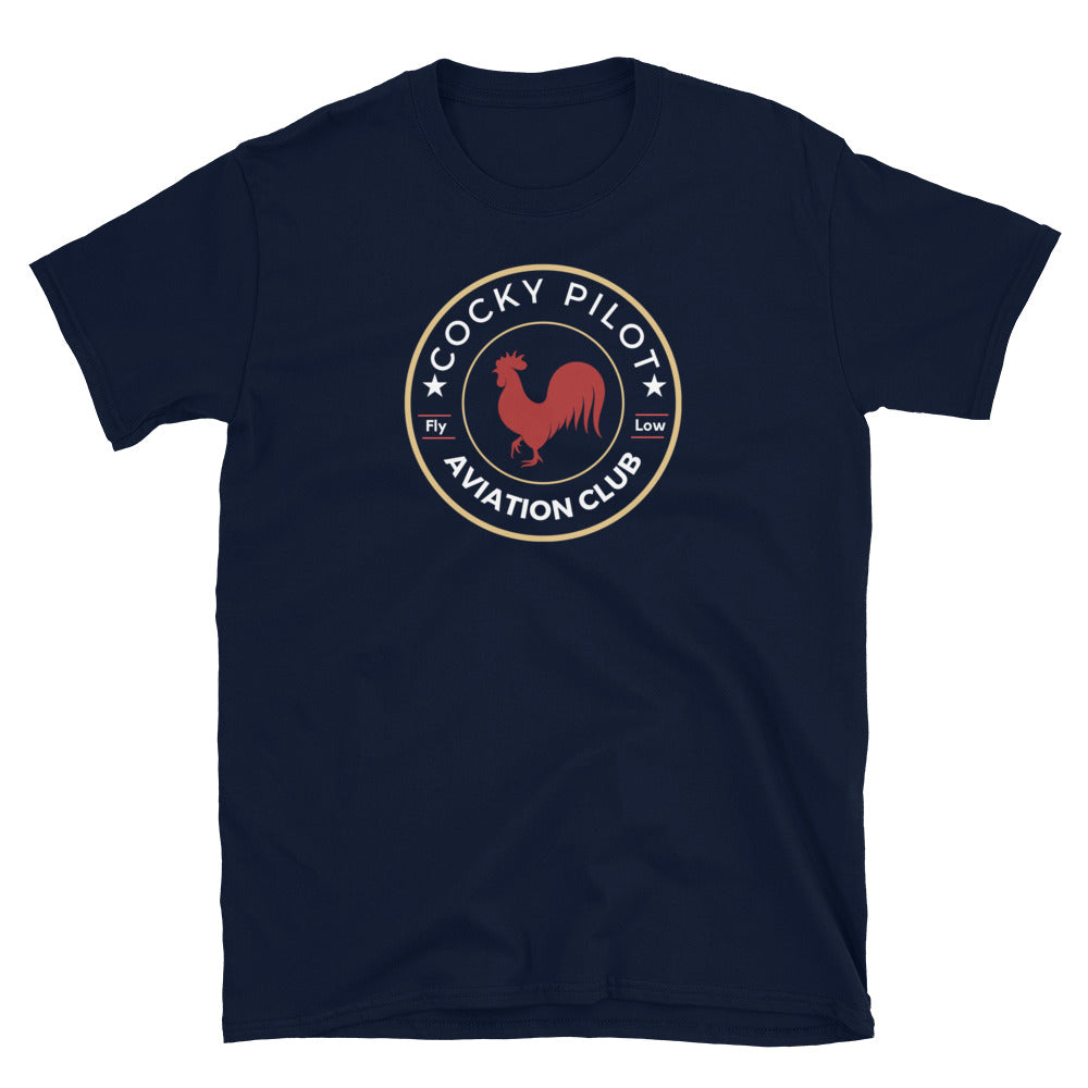 Cocky Pilot Club Short-Sleeve Unisex T-Shirt