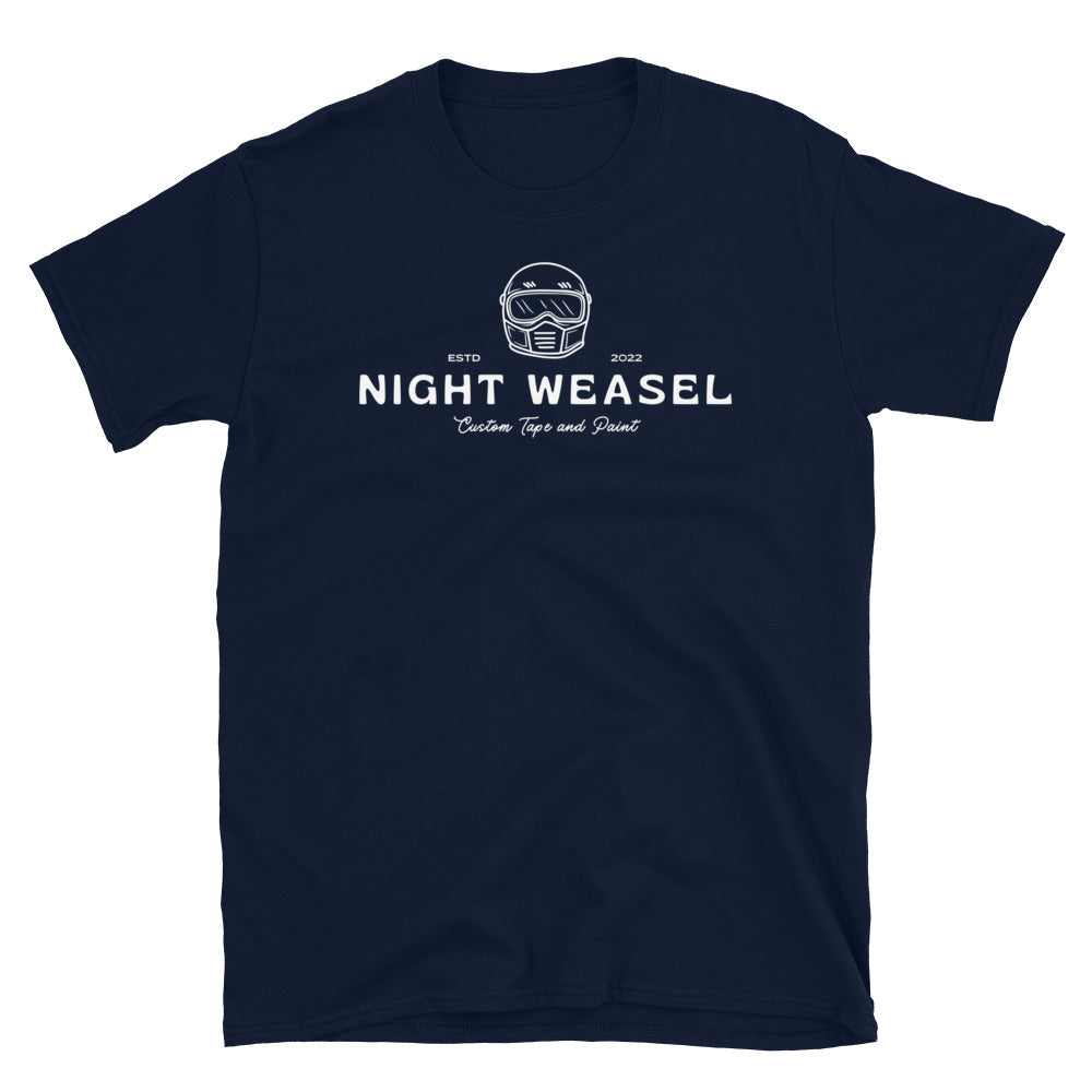 Night Weasel Helmet & Tape Short-Sleeve Unisex T-Shirt
