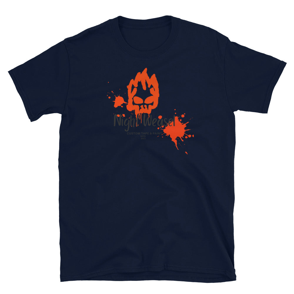 Night Weasel Paint Drip Short-Sleeve Unisex T-Shirt