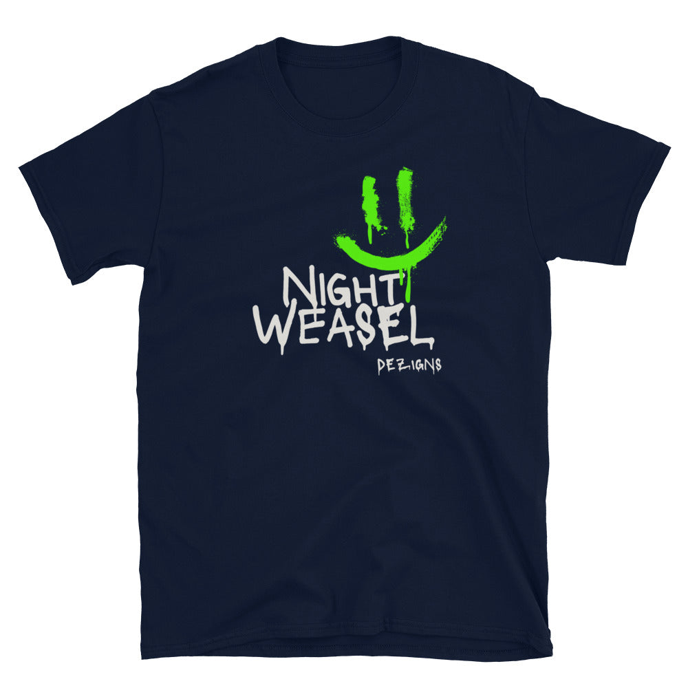 Weasel Green Graffiti Short-Sleeve Unisex T-Shirt