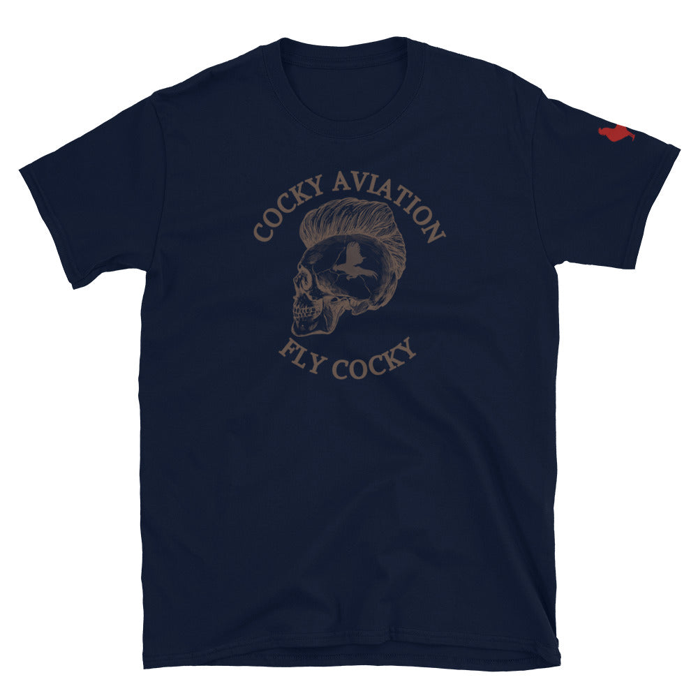 Rooster On the Brain Short-Sleeve Unisex T-Shirt