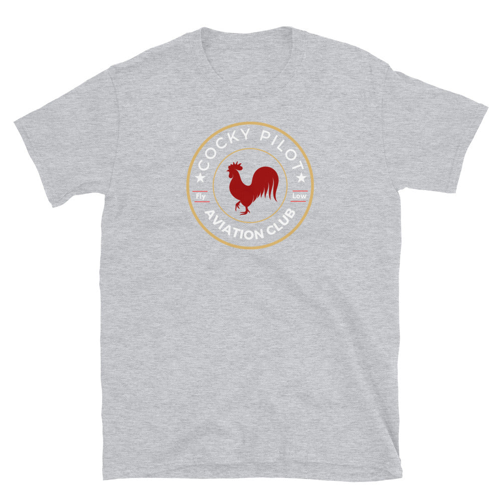 Cocky Pilot Club Short-Sleeve Unisex T-Shirt
