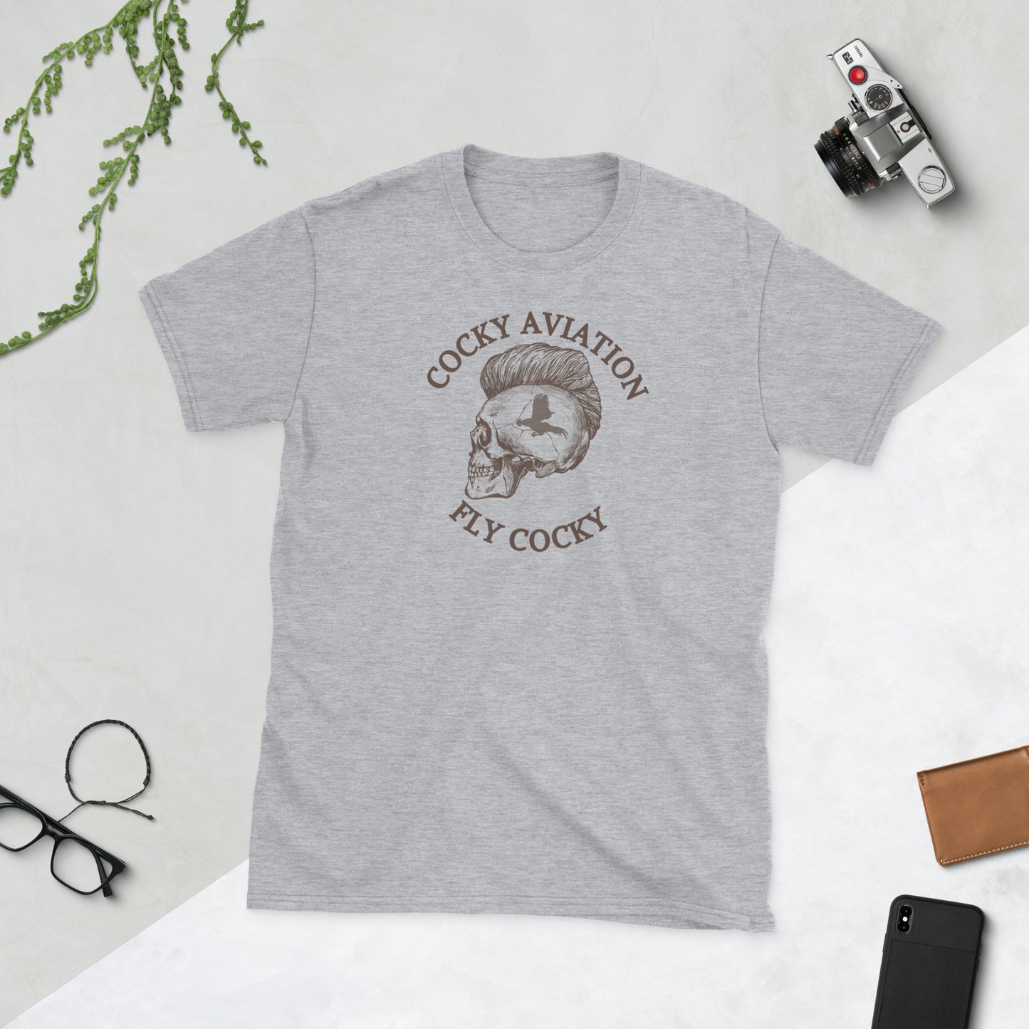 Fly Cocky On The Mind  Short-Sleeve Unisex T-Shirt