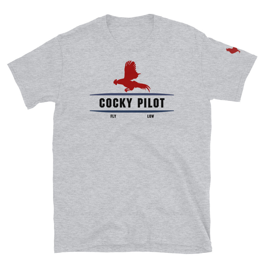 Cocky Rooster Short-Sleeve Unisex T-Shirt