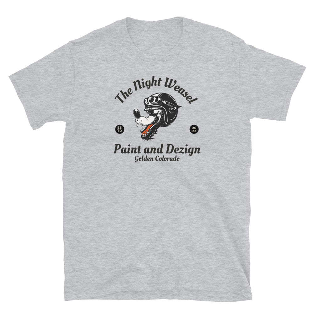Night Weasel Wolf Rider Short-Sleeve Unisex T-Shirt