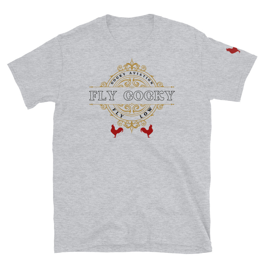 Cocky Pilot Short-Sleeve Unisex T-Shirt