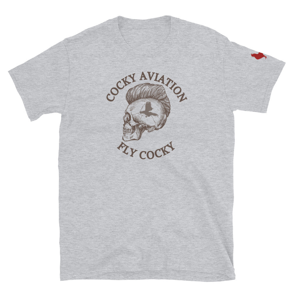 Rooster On the Brain Short-Sleeve Unisex T-Shirt