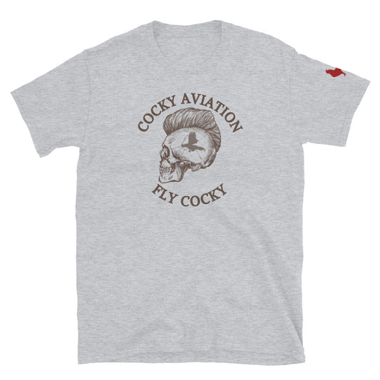 Rooster On the Brain Short-Sleeve Unisex T-Shirt