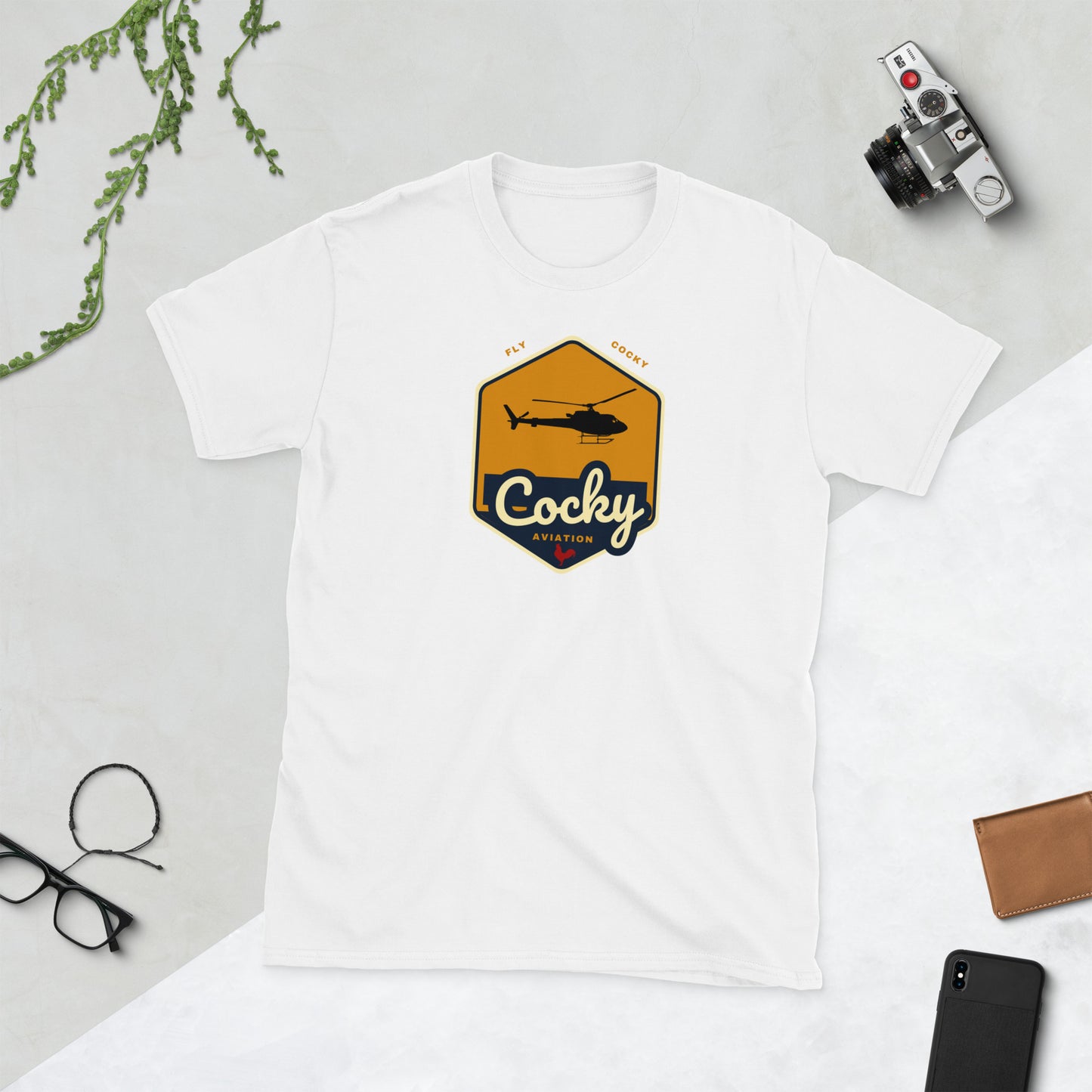 Fly Cocky 350 Short-Sleeve Unisex T-Shirt