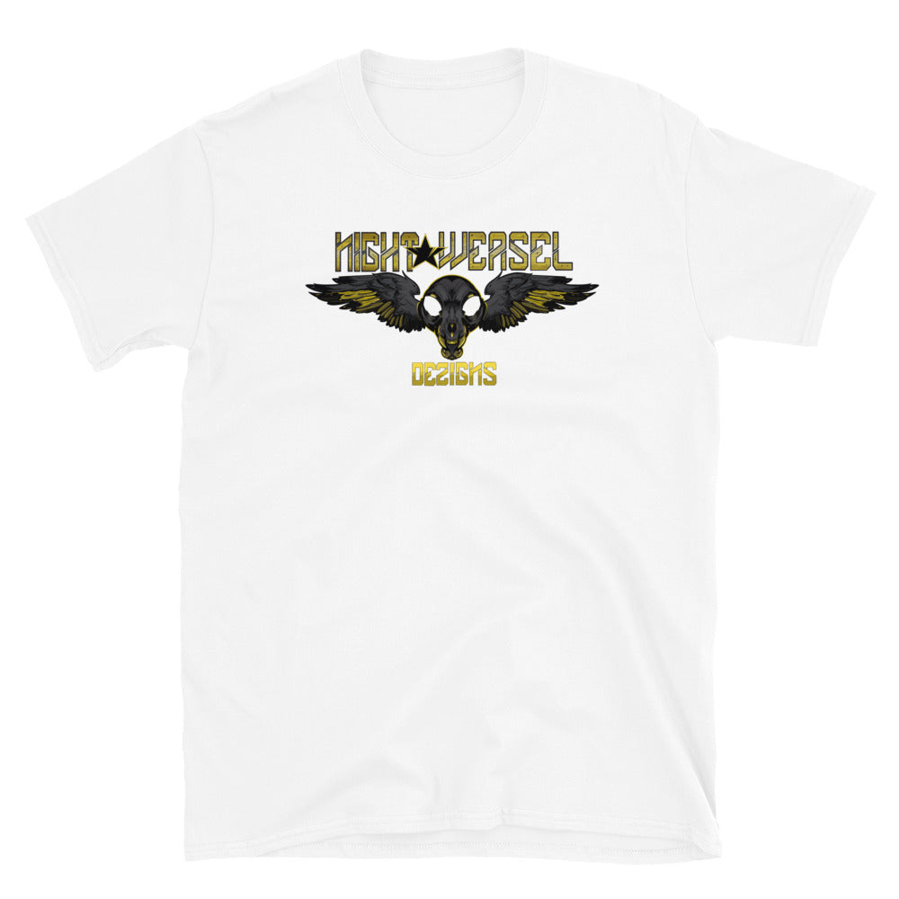 Nigh Weasel Skull & Wings Logo Short-Sleeve Unisex T-Shirt