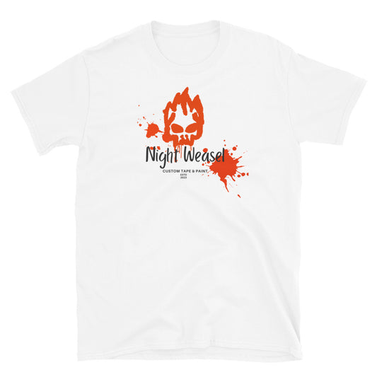 Night Weasel Paint Drip Short-Sleeve Unisex T-Shirt