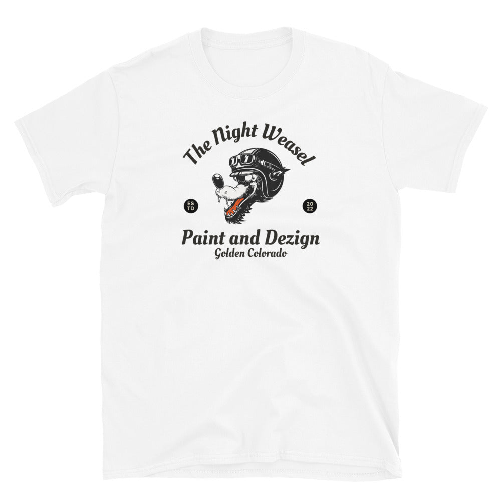 Night Weasel Wolf Rider Short-Sleeve Unisex T-Shirt