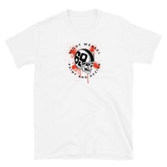 Splatter Skull Short-Sleeve Unisex T-Shirt