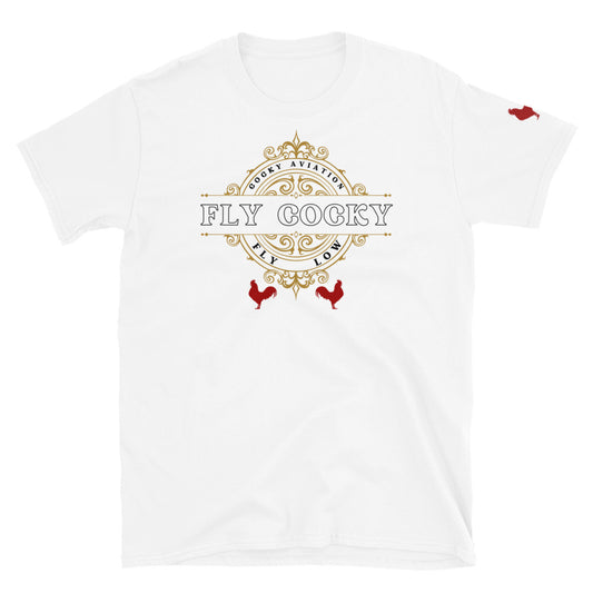 Cocky Pilot Short-Sleeve Unisex T-Shirt