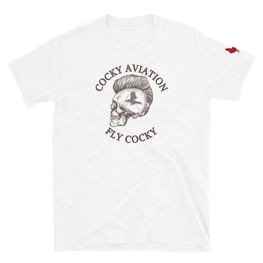 Rooster On the Brain Short-Sleeve Unisex T-Shirt