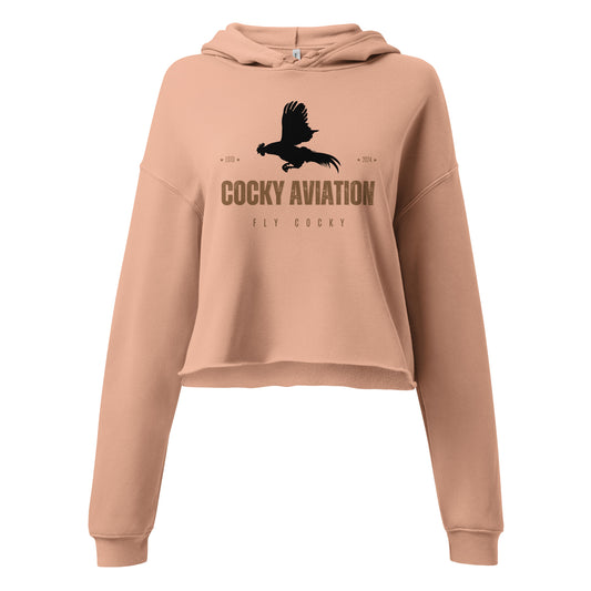Cocky Aviation Crop Hoodie